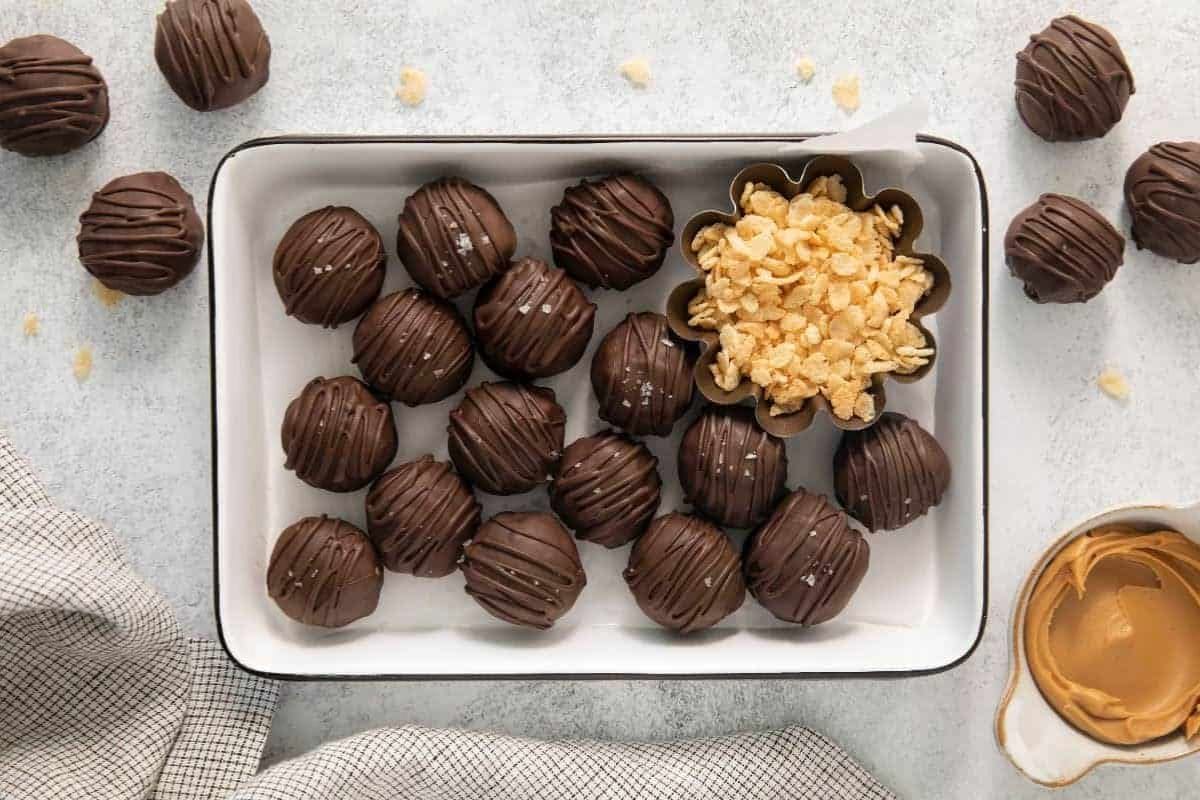 Peanut Butter Rice Krispie Treats.