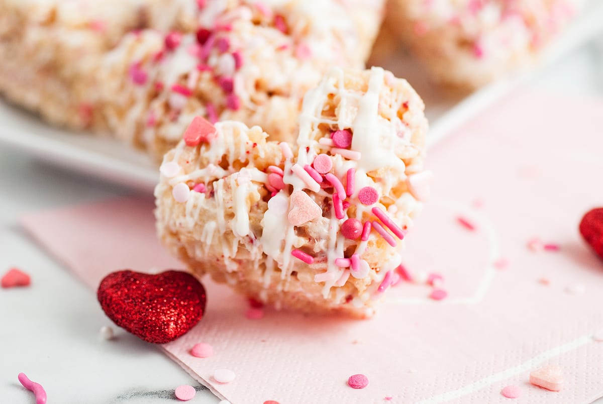 Strawberry Cream Rice Krispies.