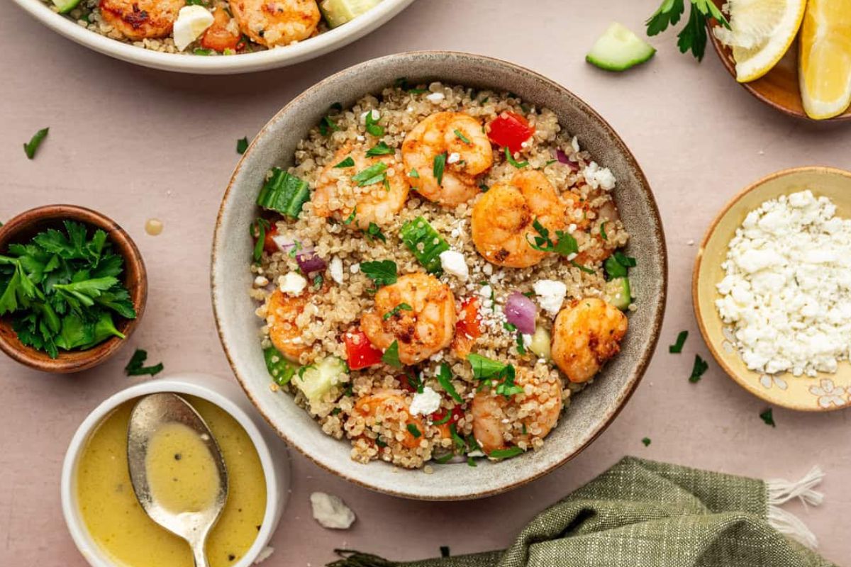 Shrimp Quinoa Salad.
