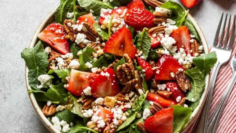 Strawberry Feta Salad.