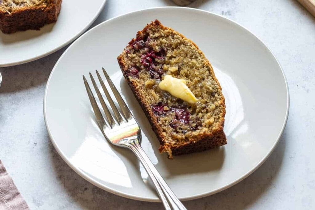 Blackberry Banana Bread.