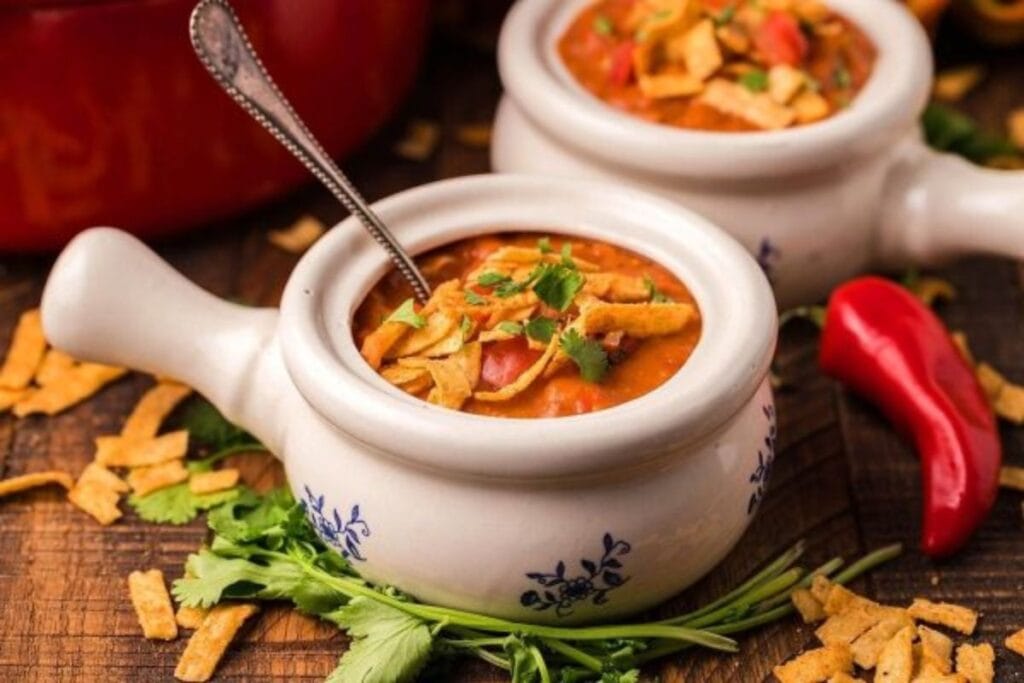 Chicken Enchilada Soup.
