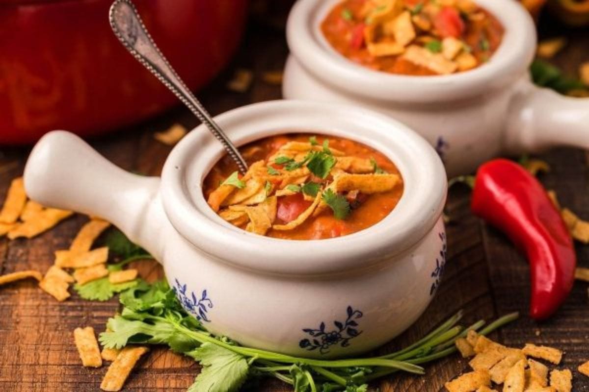 Chicken Enchilada Soup.