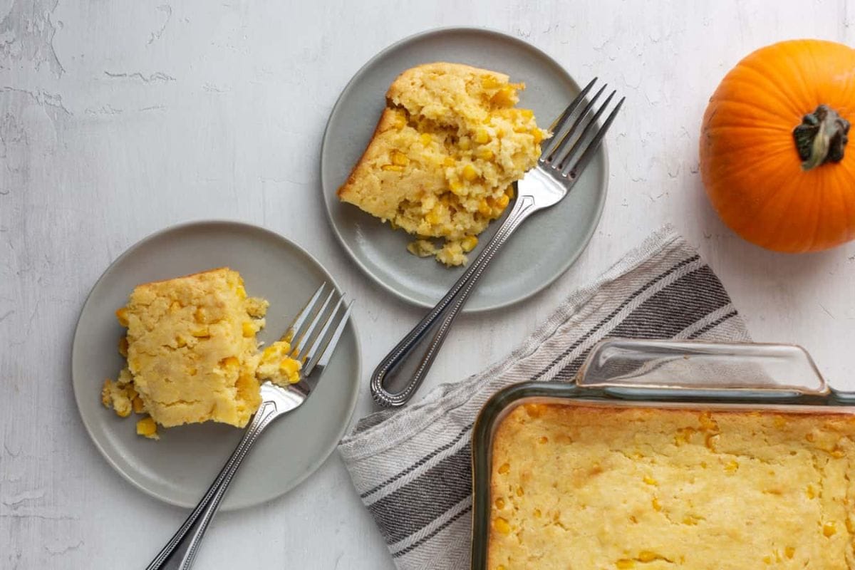 Gluten Free Corn Casserole.