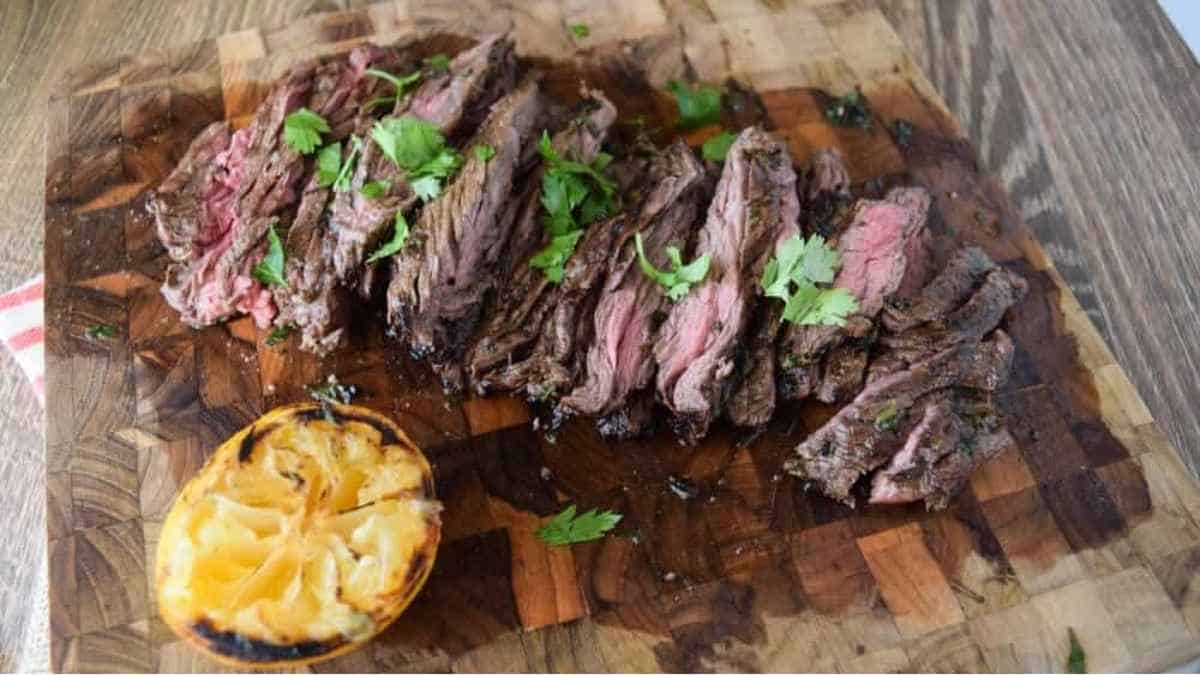 Herbed Skirt Steak.