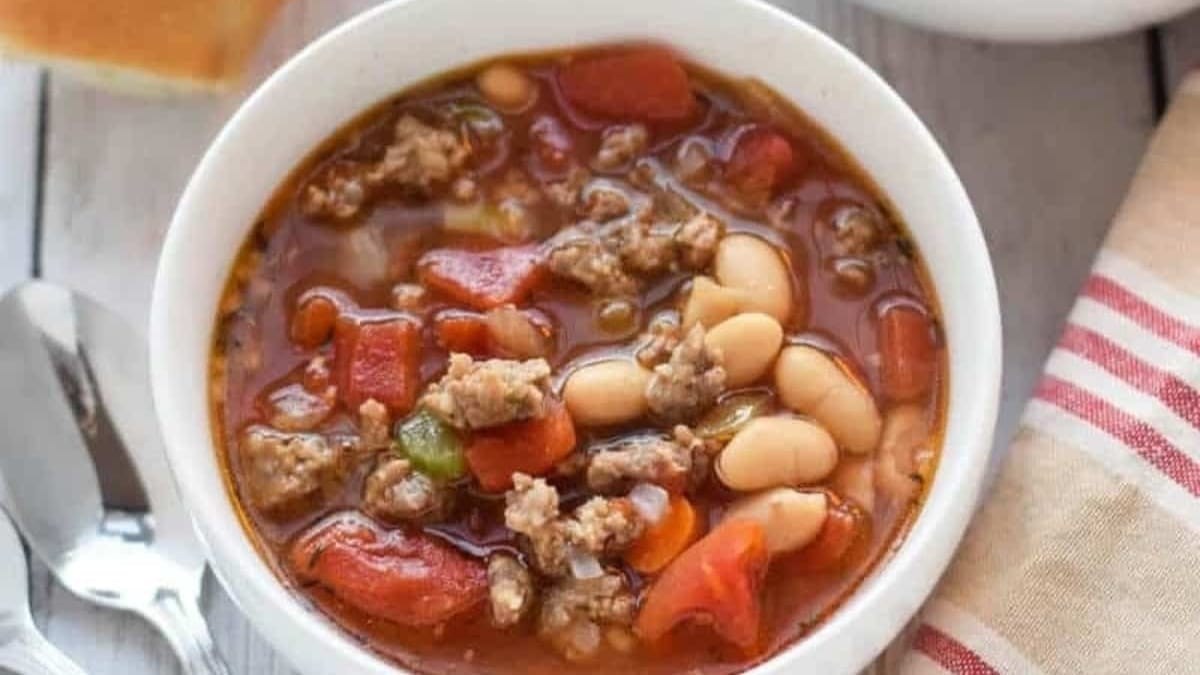 Sausage and Bean Soup.