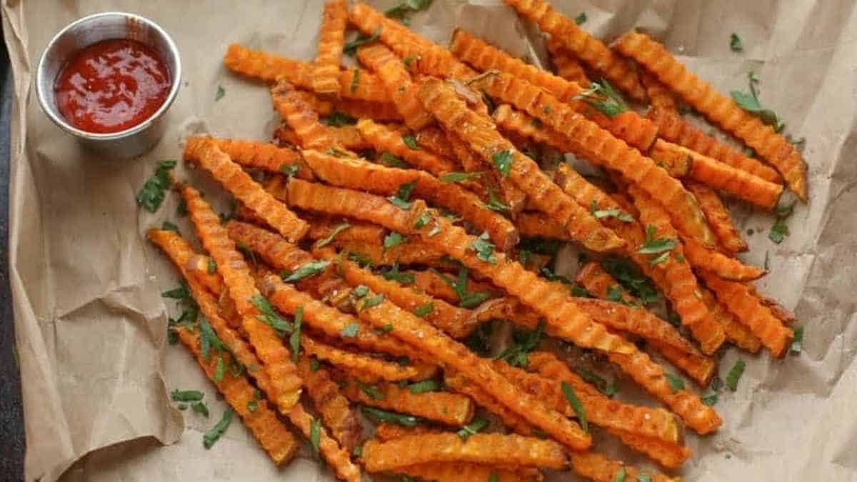 Spiced Sweet Potato Fries.