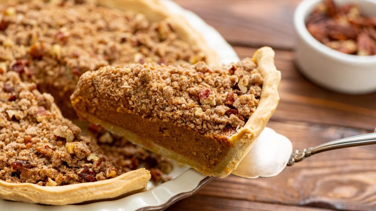 Apple Butter Pumpkin Pie