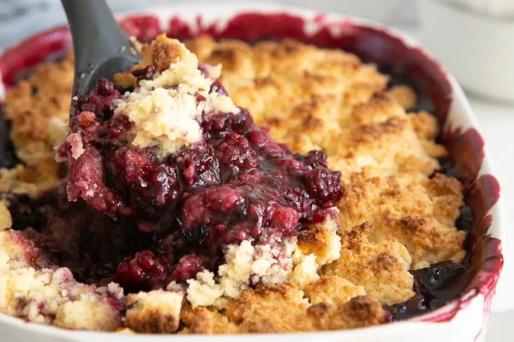 Blackberry Cobbler. 