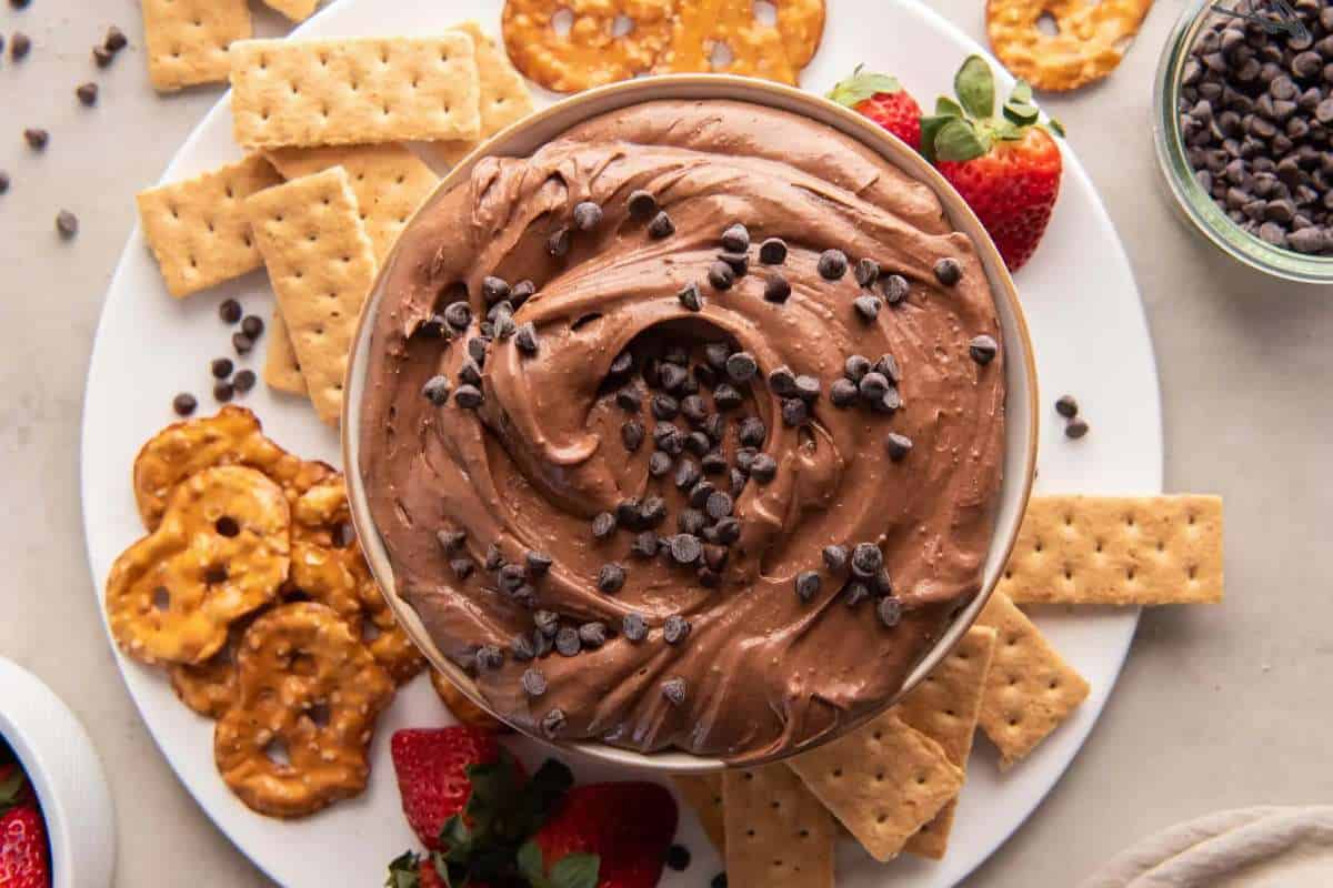 Brownie Batter Dip (ready in 5 minutes).