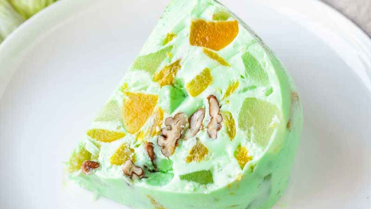 Creamy Lime Jello Salad.
