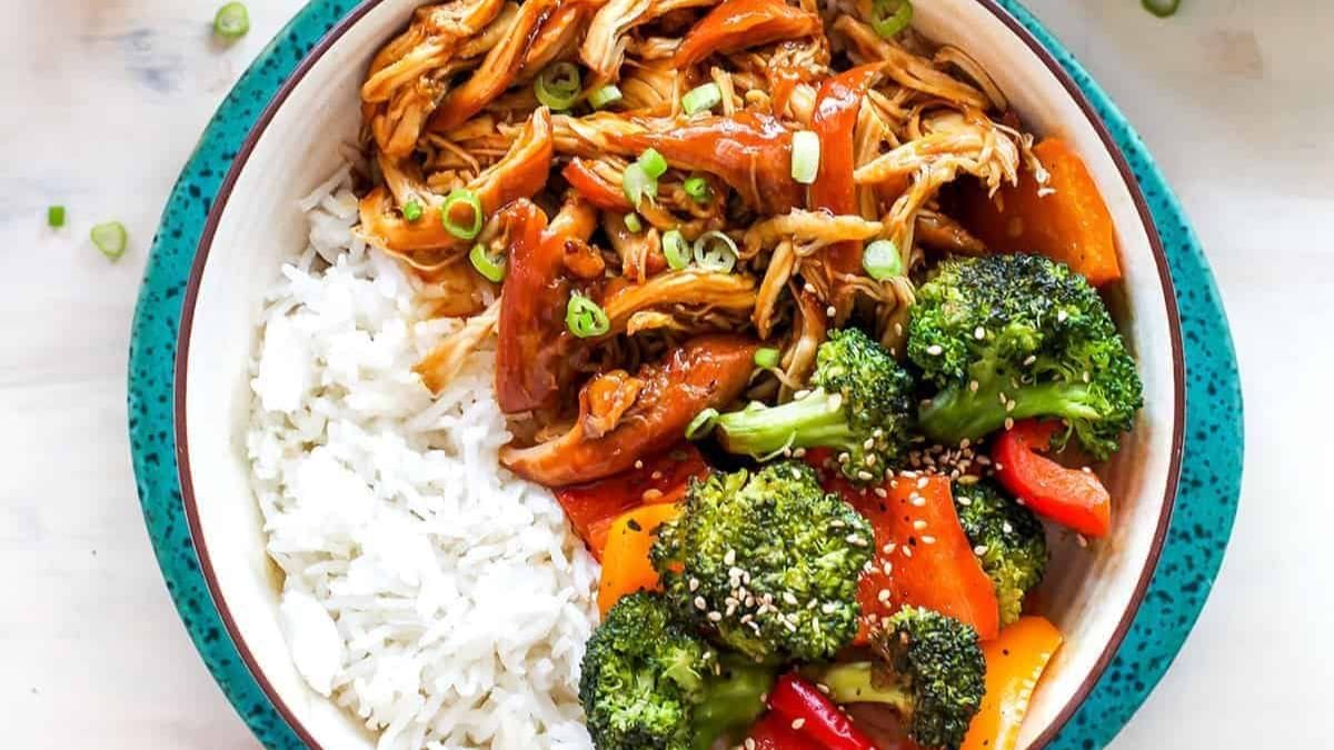 Crockpot Chicken Teriyaki Chicken.