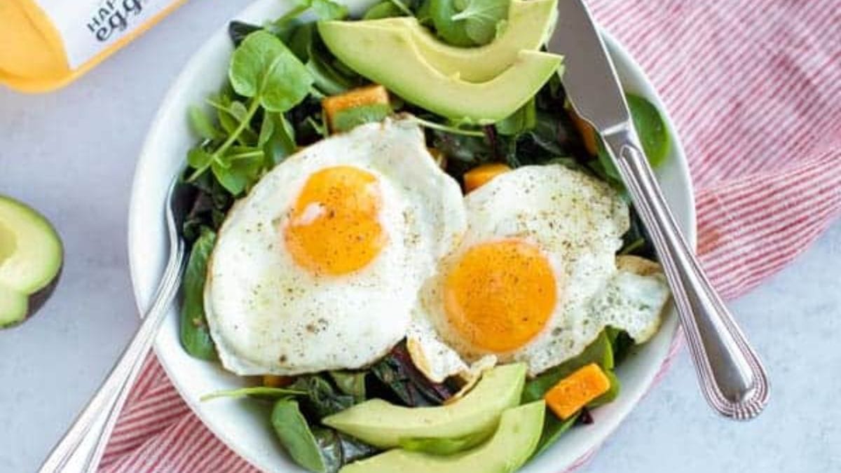 Egg and Greens Protein Bowl.