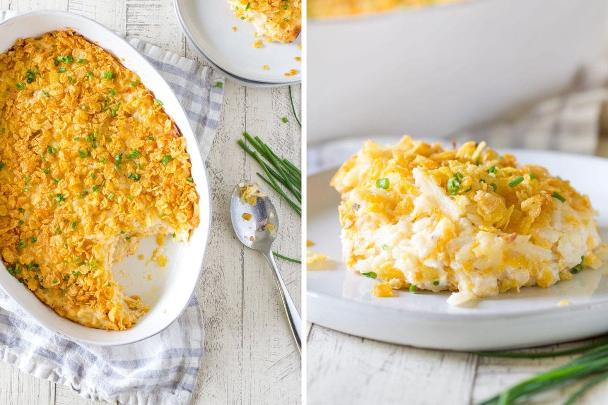 Grandma's Cheesy Hashbrown Casserole.