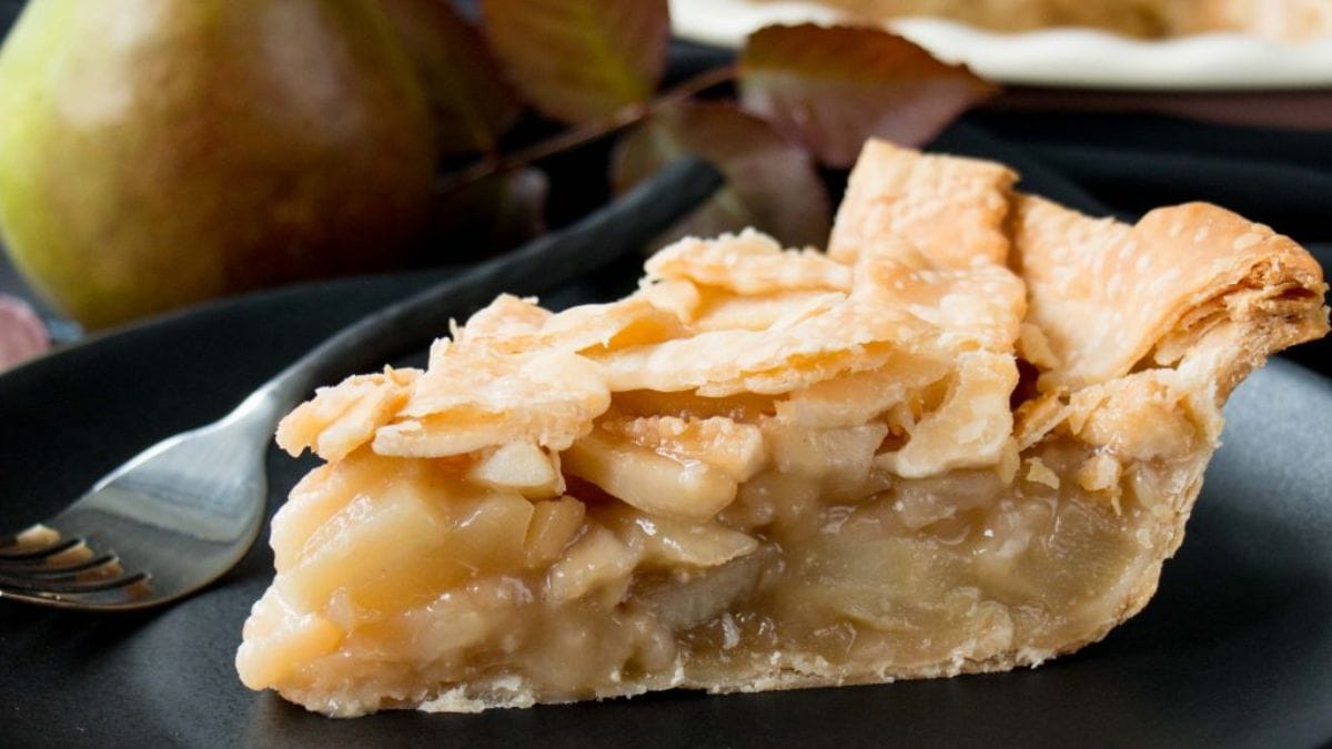 Maple Ginger Pear Pie