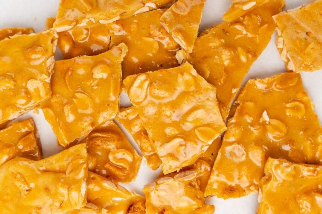 Microwave Peanut Brittle.