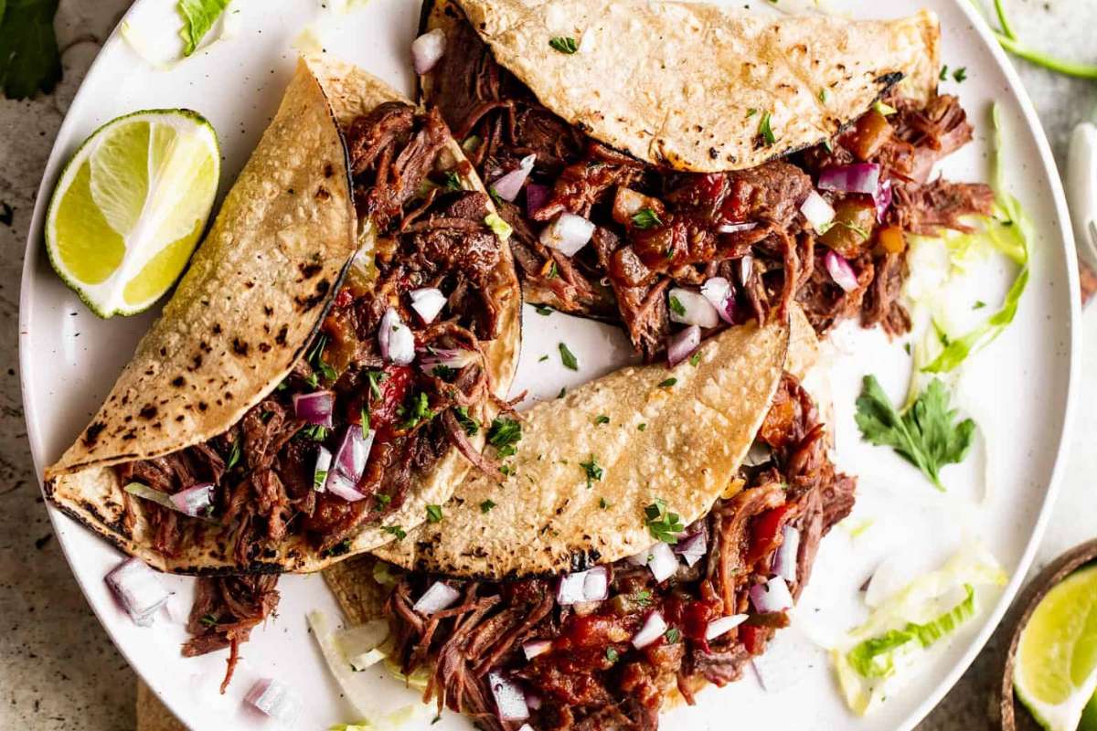 Slow Cooker Beef Machaca.