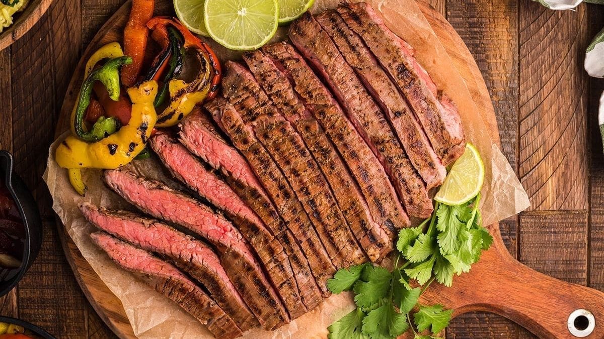 Smoked Flank Steak.
