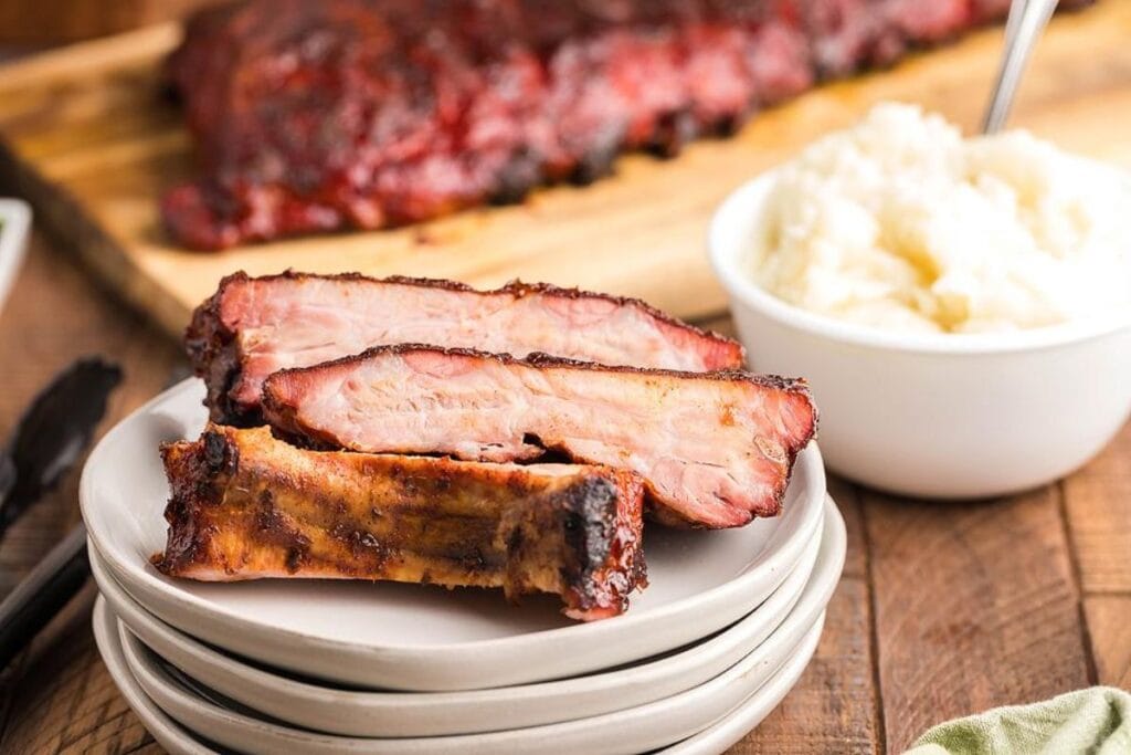 Smoked Baby Back Ribs. 