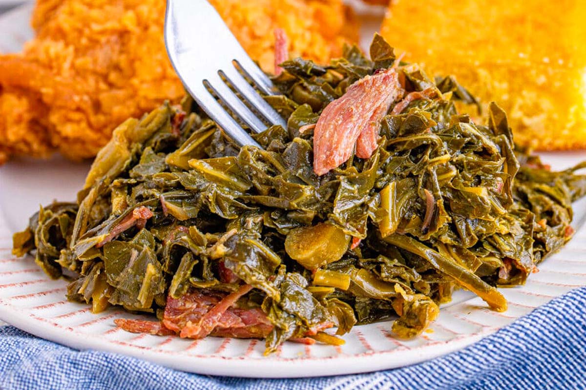 Southern Collard Greens Ham Hocks.