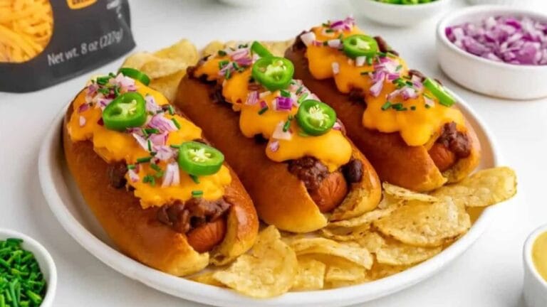 Vegan Chili Dogs.