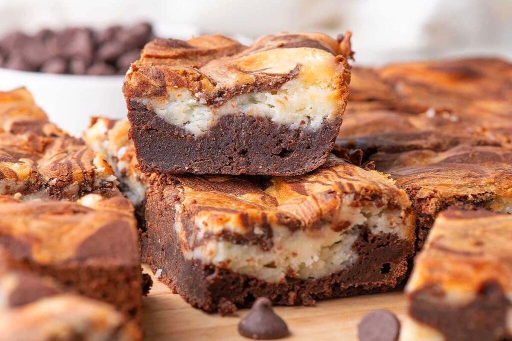 Cream Cheese Brownies.