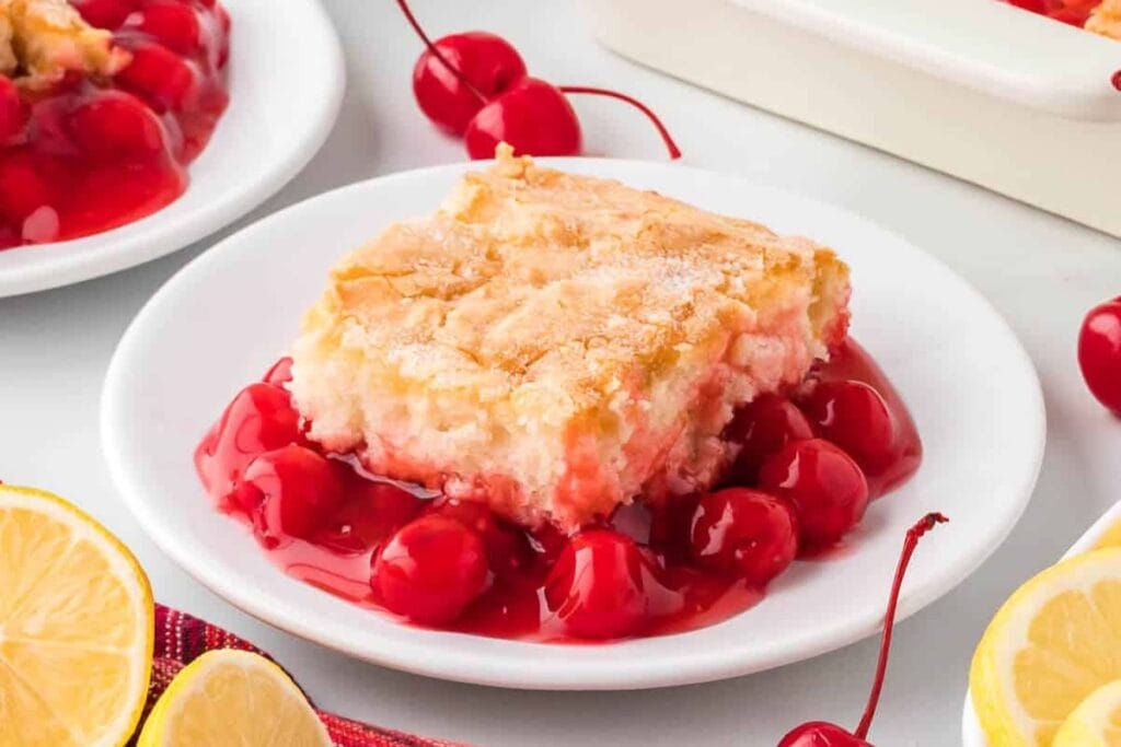 Cherry Pudding Cake.