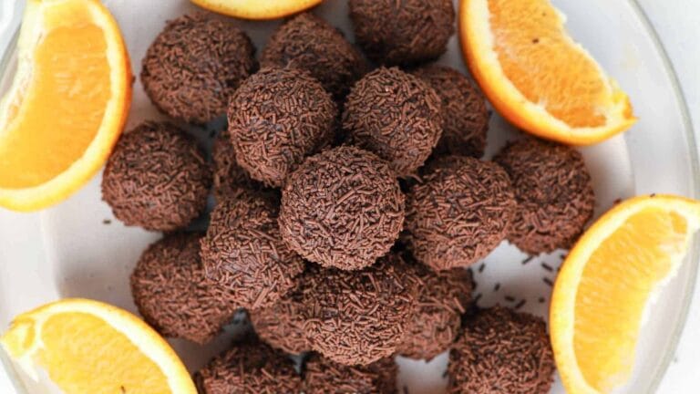 Chocolate Orange Truffles.