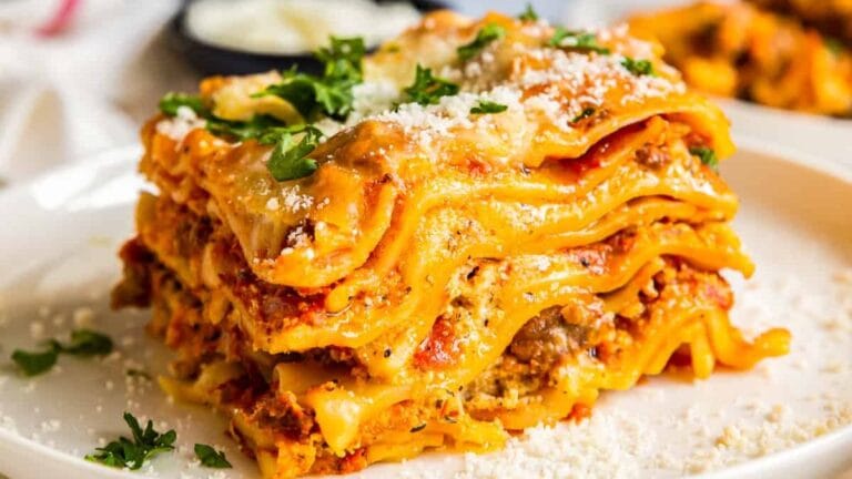 Crockpot Lasagna Recipe.