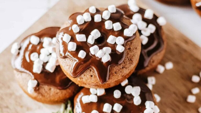 Hot Cocoa Donuts.