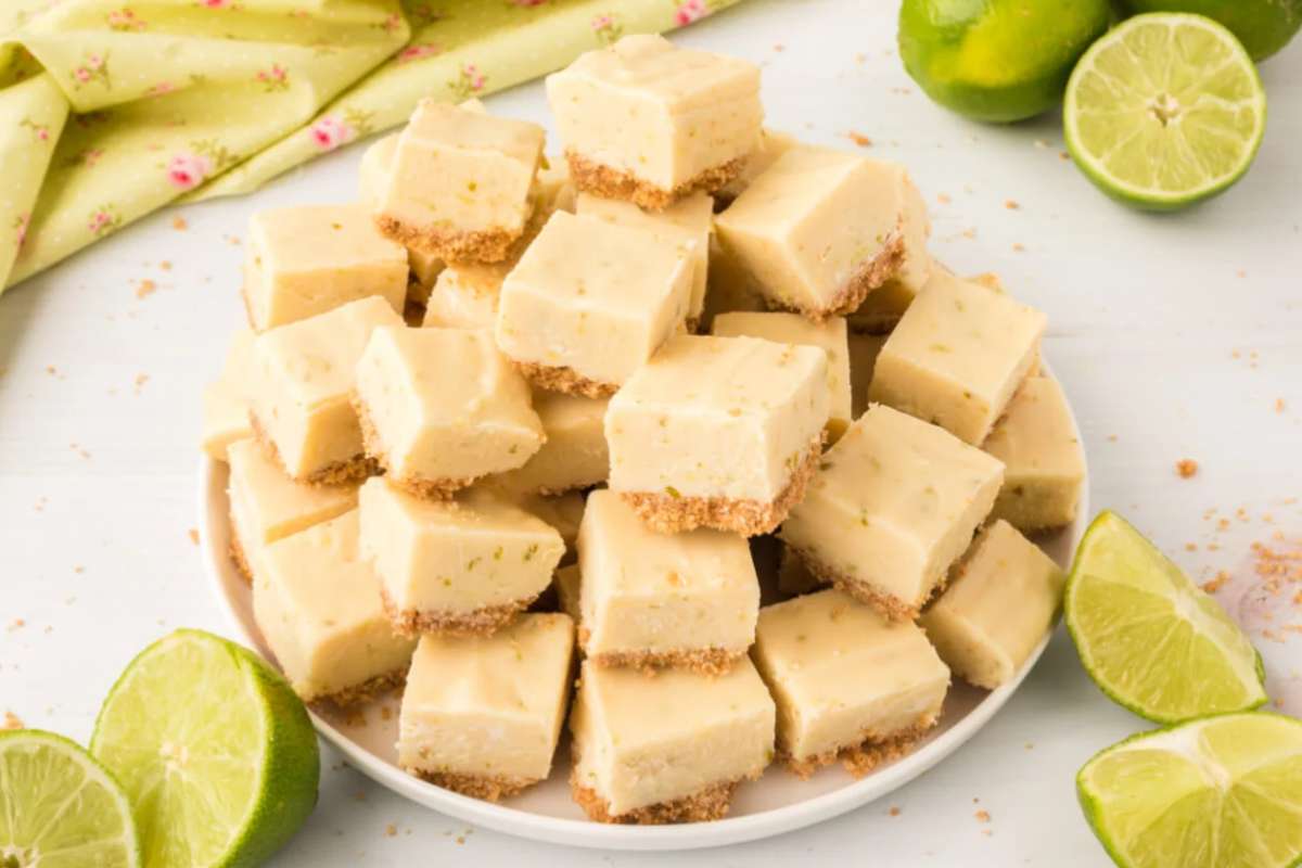 Key Lime Pie Fudge. 