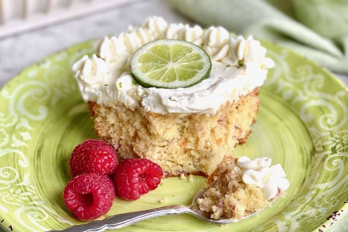 Key Lime Poke Cake. 