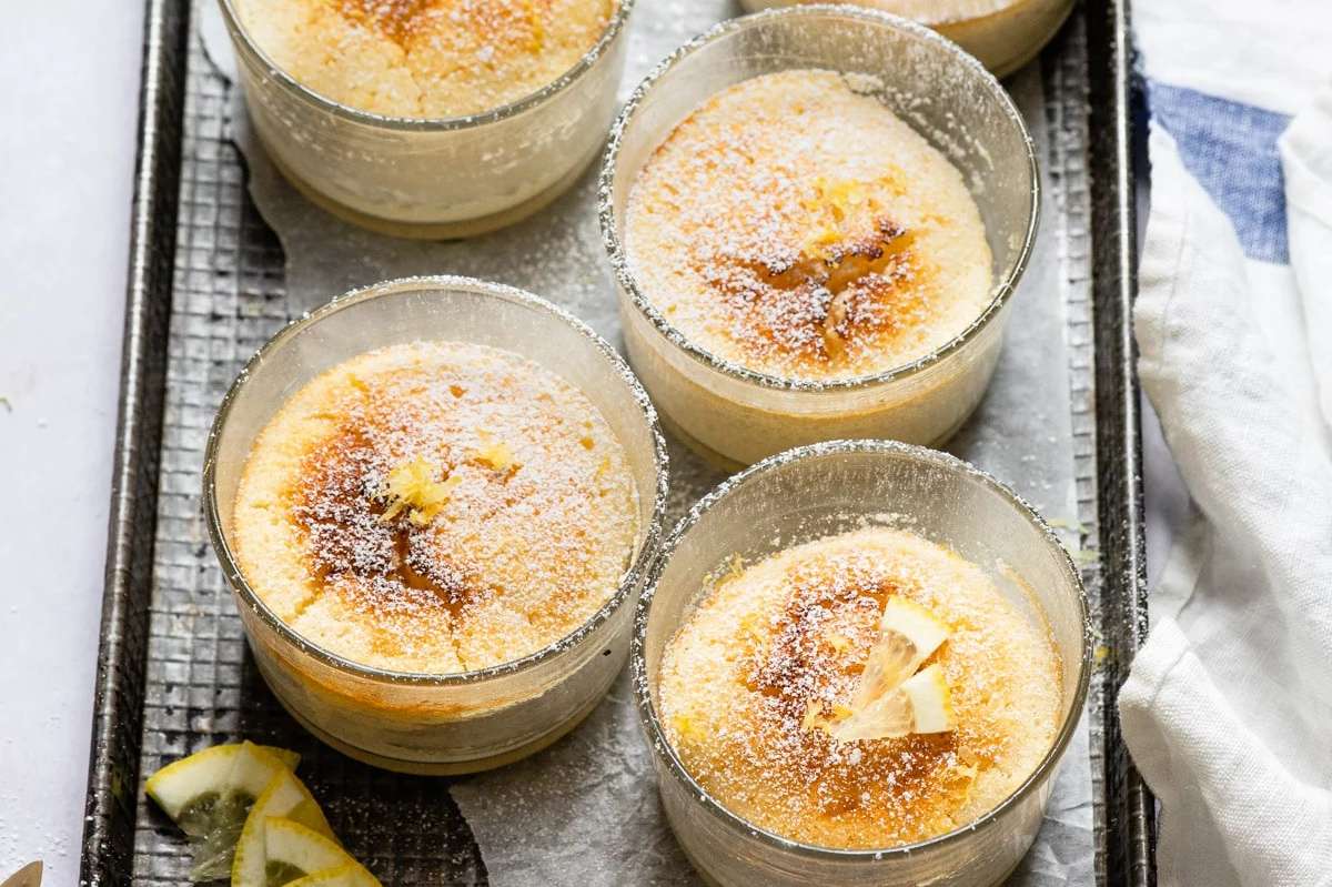 Lemon Pudding Cake. 