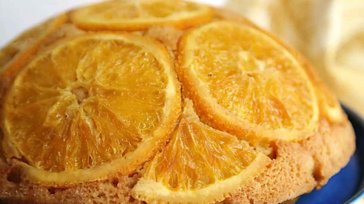 Orange & Olive Oil Upside Down Cake.