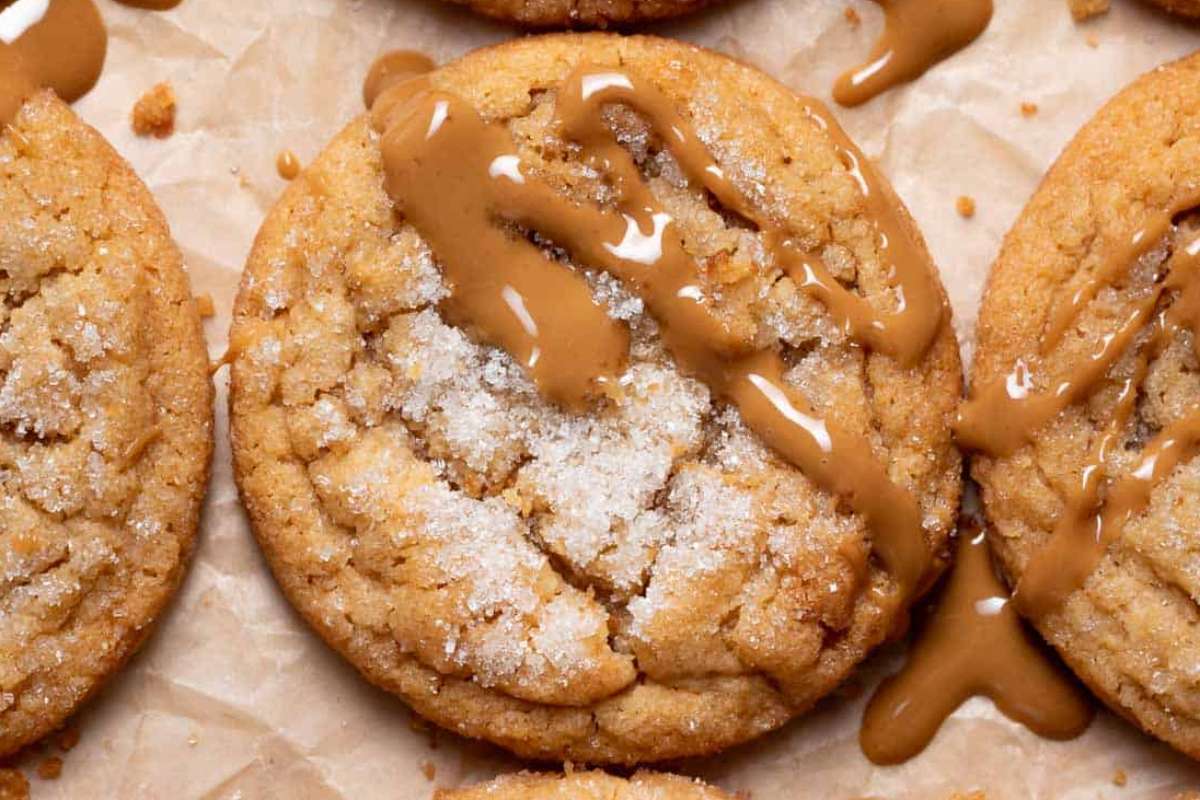 Peanut Butter Miso Cookies. 
