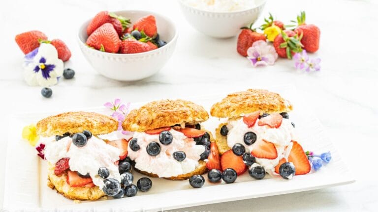 Red, White & Blue Shortcakes.