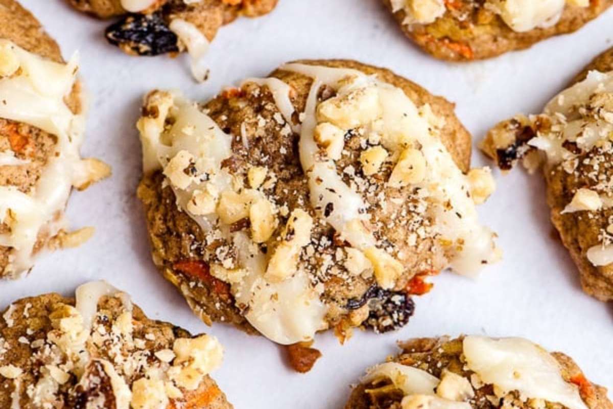 Carrot Cake Cookies. 