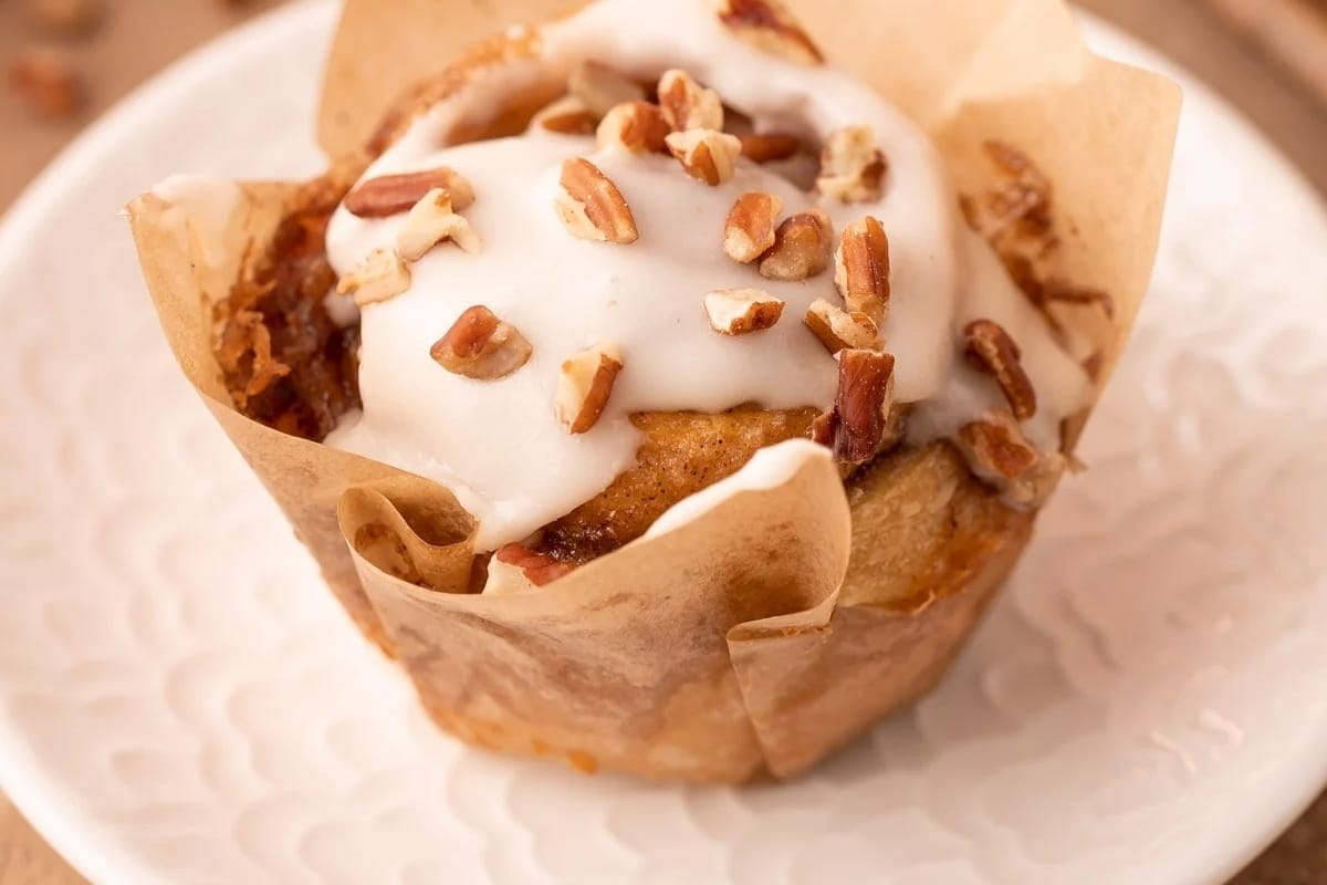 Crescent Roll Cinnamon Pecan Rolls.