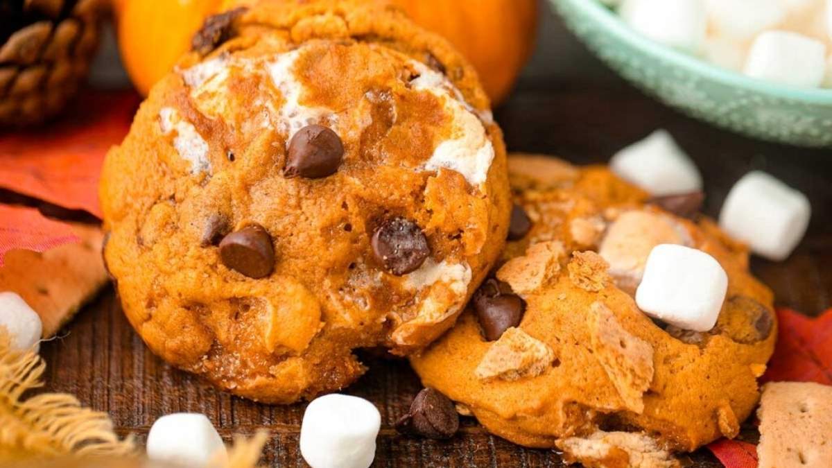 Pumpkin s'mores cookie recipes.