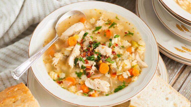 Chicken Pastina Soup.