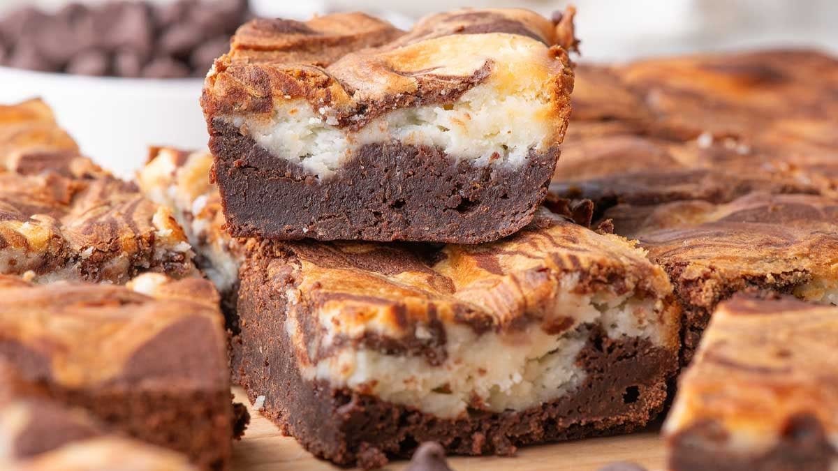 Cream Cheese Brownies.