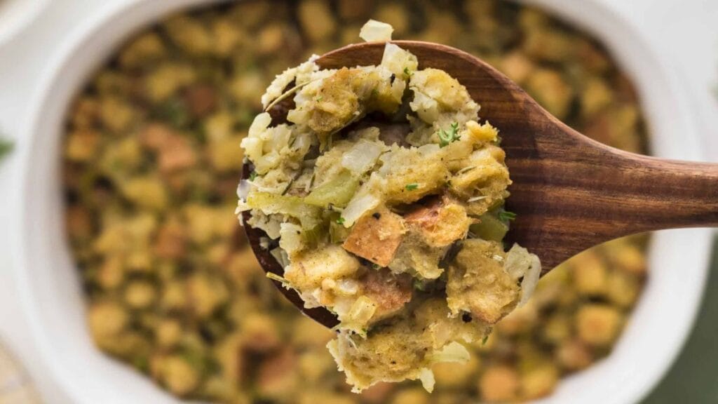 Gluten Free Stuffing.