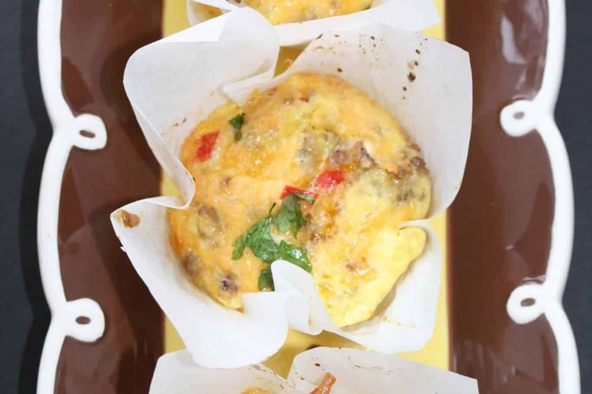 Mini Sausage and Egg Casseroles.