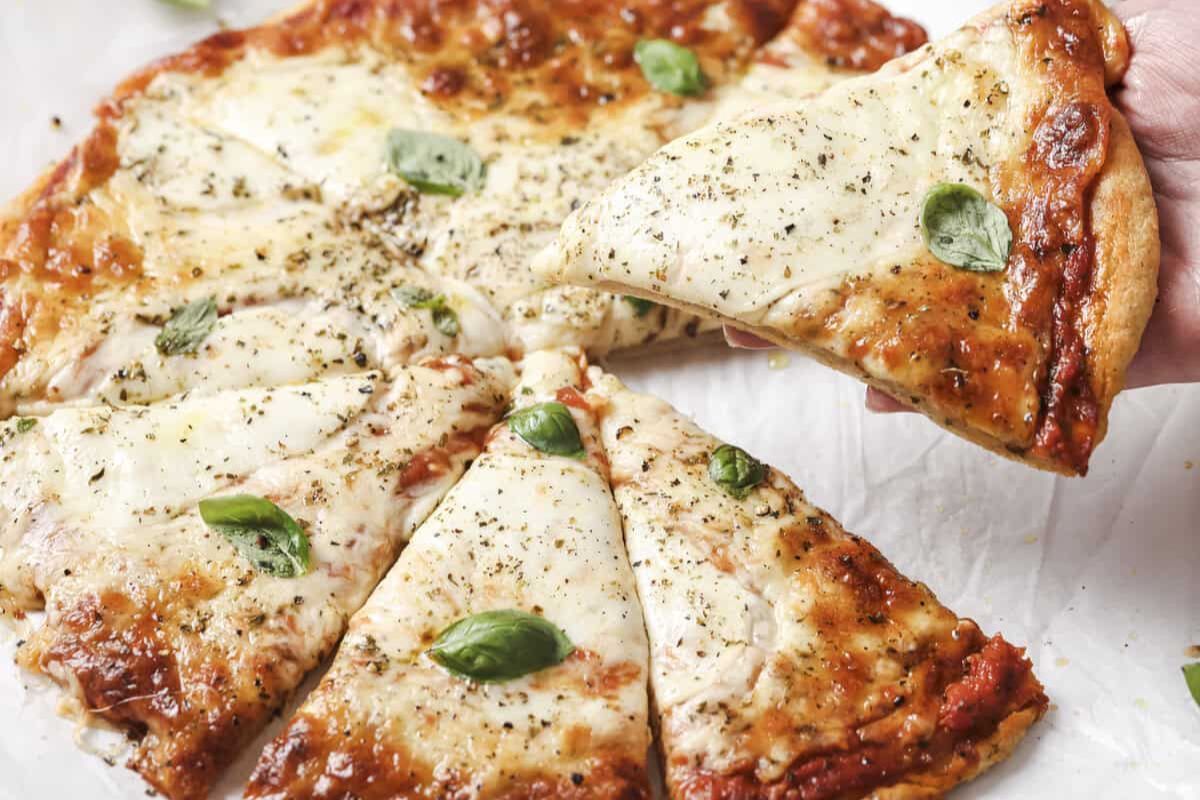Slices of pizza.