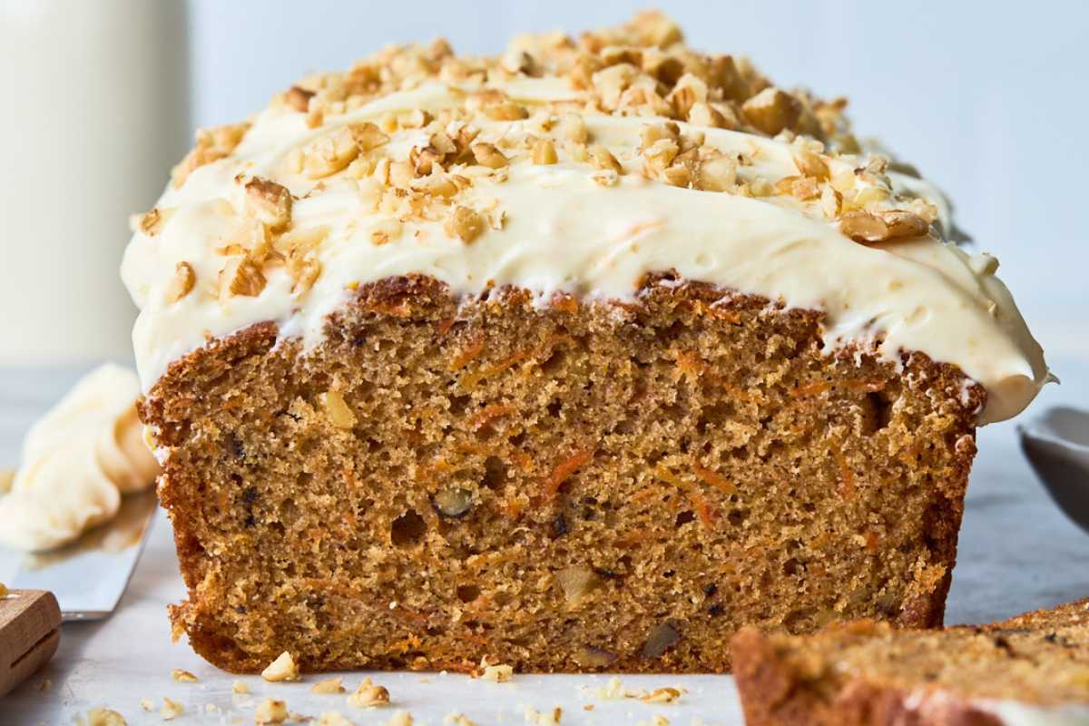 Carrot Cake Loaf. 