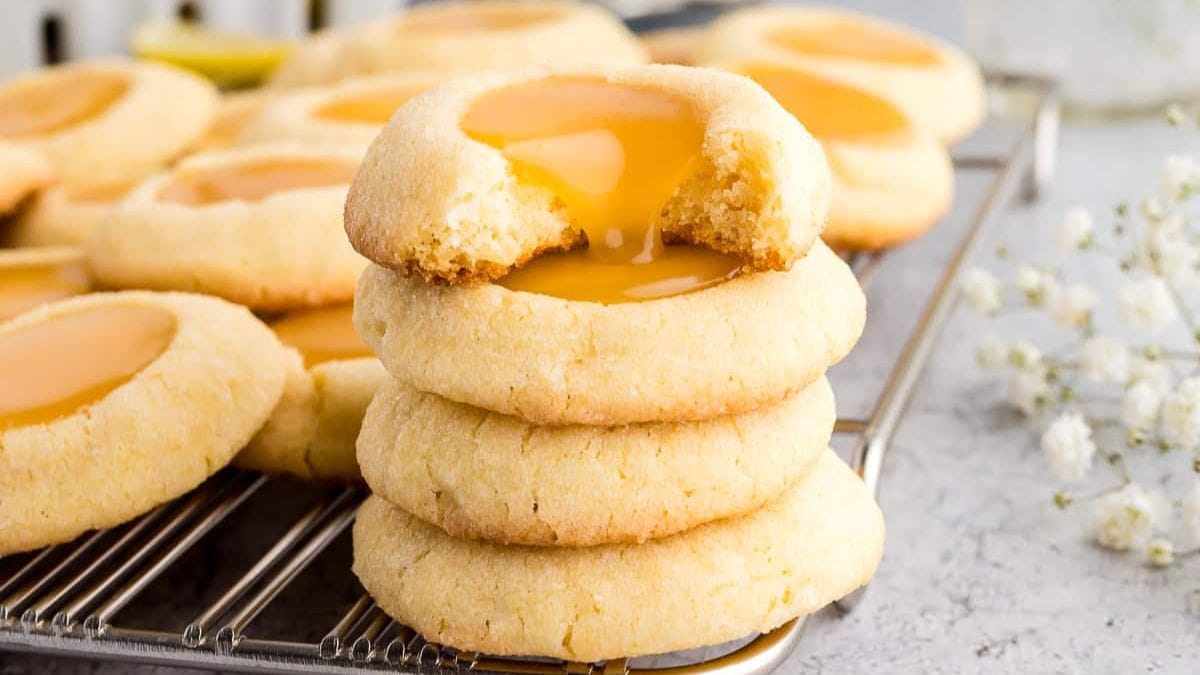 Lemon Thumbprint Cookies.