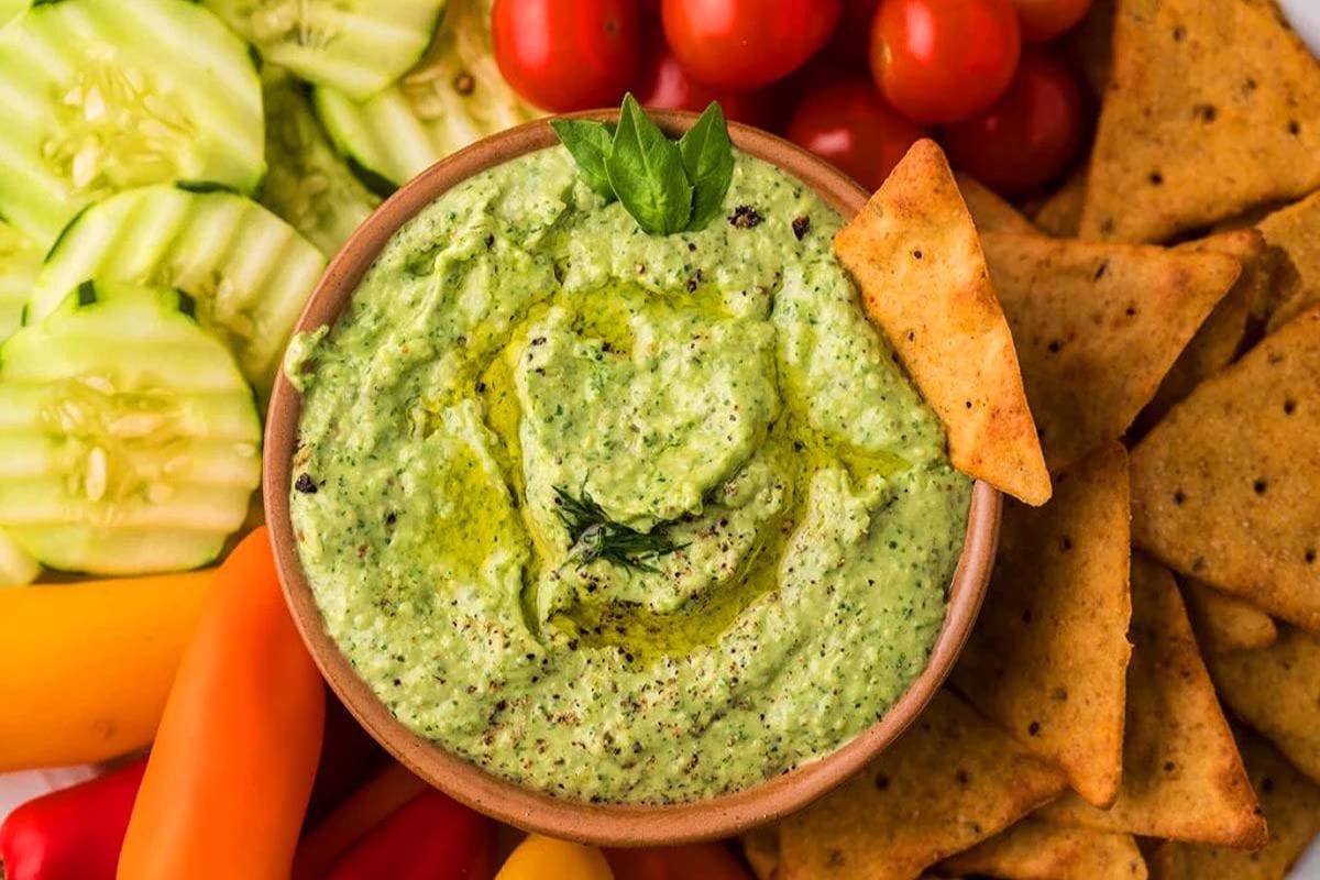 This image has an empty alt attribute; its file name is Avocado_Herb_Green_Goddess_Dip.jpg