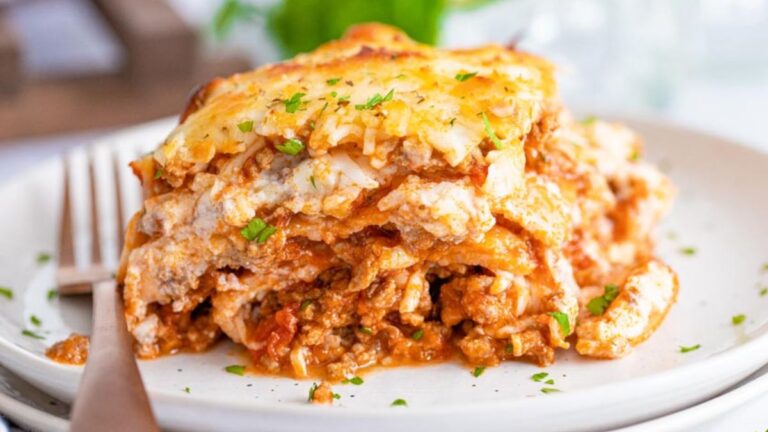Low Carb Keto Lasagna.