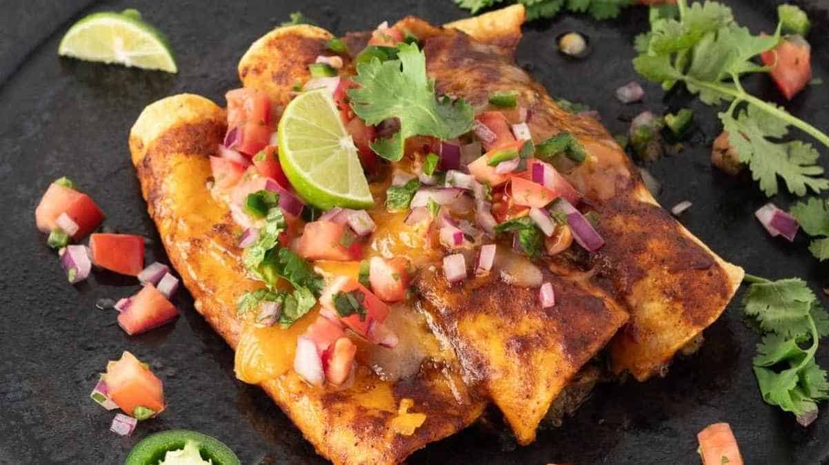 Mushroom Enchiladas.
