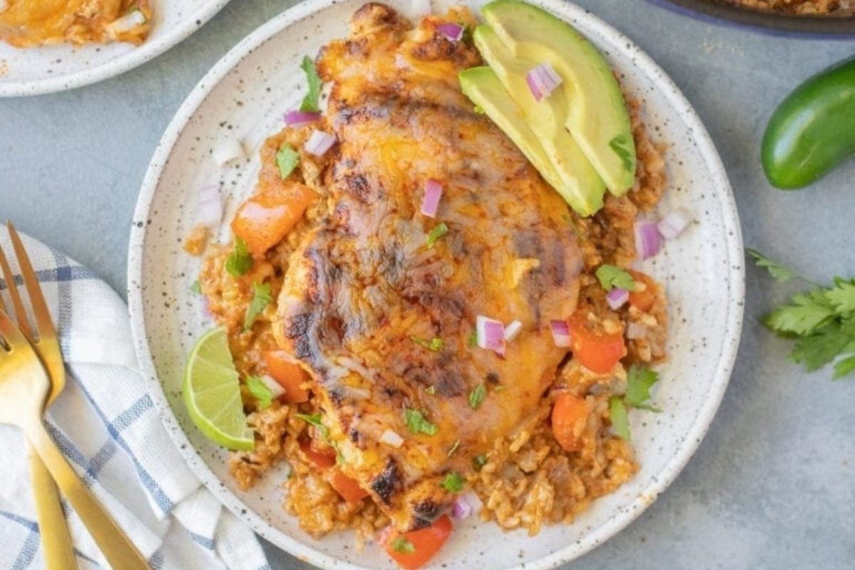 Chicken Fajita Casserole.